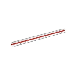 WEDO Dreikantmaßstab 30 cm Architekt 1 τρίγωνος χάρακας (λευκός)