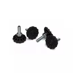 Αξεσουάρ για Καμπίνες Rack Equip feet for server cabinets 4Stk 60mm Black