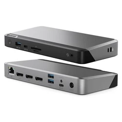 Docking Station Alogic USB-C Triple 4K PD100W Prime MX3