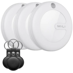Anti-Lost Tracker Ultron MiTag Apple certified Tag,3 set White