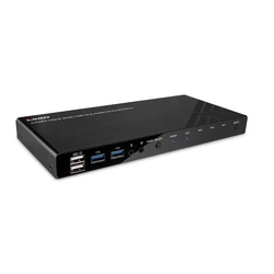 KVM Switch Lindy HDMI 4K60,USB3.0 & Audio 4Port