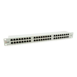 Patch Panel Equip 48x RJ45 Cat6 19" FTP 1HE ISO/IEC hellGray