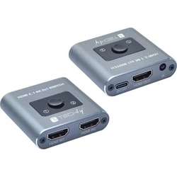 HDMI Switch Techly 2.1 2X1 8K