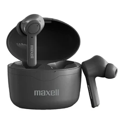Bluetooth Handsfree Maxell Bass 13 Sync Up In-Ear with Charging Case Black