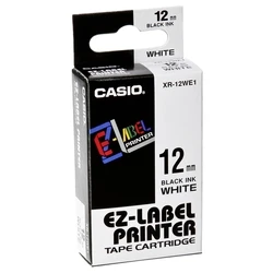 Μελανοταινία Casio XR-12 WE 12 mm black on white