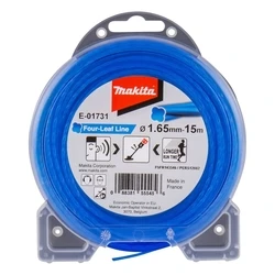 Μεσινέζα για Χορτοκοπτικά Makita E-01731 for DUR181 String Four Leaf 1,65mm 15m