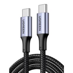 Καλώδιο USB Ugreen USB-C to USB-C Alu Case with Braid 3m