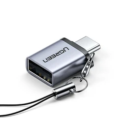 Αντάπτορας USB Ugreen Type C to USB 3.0 A with Lanyard Space Gray