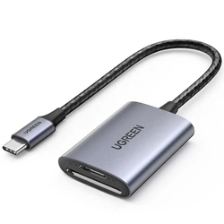 Card Reader Ugreen USB-C to SD/TF Memory Alu Case