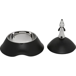 Ταΐστρα Alessi Dog Bowl Lula black AMMI19 B