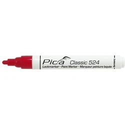 Μαρκαδόρος Pica Classic Industrial Paint Marker, 2-4mm bullet tip, red