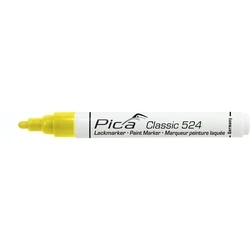 Μαρκαδόρος Pica Classic Industrial Paint Marker, 2-4mm bullet tip, yellow