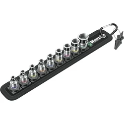 Καρυδάκια Wera Belt A 1 Zyklop socket set w. holding funtion 1/4 drive