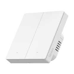 Sonoff Zbm52c86w Διακόπτης Τοίχου Wi‑Fi Διπλός με Πλαίσιο Λευκός