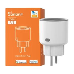 Sonoff Smart Single Socket Safety Plug with Switch (S60ZBTPF)