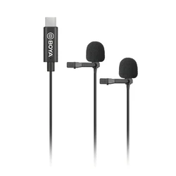 Μικρόφωνο BOYA BY-M3D Dual Mic Lavalier for USB TYPE-C