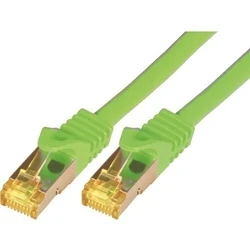 Καλώδιο Δικτύου M-CAB Cat7 Sftp Rj45 Lszh 2M Green 10Gbit Raw Patch