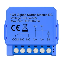 Avatto ZWSM16-DC32V-1 Smart Switch 1 Καναλιού Wi‑Fi & ZigBee 5A