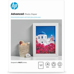 Φωτογραφικά Χαρτιά HP Advanced Glossy 25Sht 13X18Cm 250G/Qm
