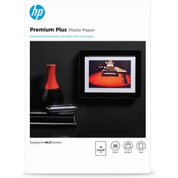 Φωτογραφικά Χαρτιά HP Premium Plus Semi-Gloss 20 Sheet A4