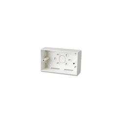 Πρίζα Δικτύου Lindy surface-mounted frame wall box 2-way UK 147x86x47 mm White