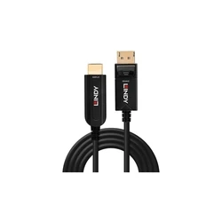 Καλώδιο DisplayPort Lindy 1.2 to HDMI 18G AOC cable, 50m