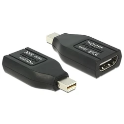 Αντάπτορας DisplayPort Delock  mini DP -> HDMI St/Bu schw