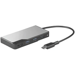 USB Hub Alogic USB-A 4 in 1 space grey