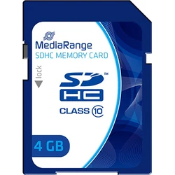 Κάρτα Μνήμης microSD 4GB MediaRange SDHC CL.10
