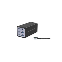 Φορτιστής Πρίζας Conceptronic 6Port 200W,4xUSB-C,2xUSB-A +3-in-1 sw