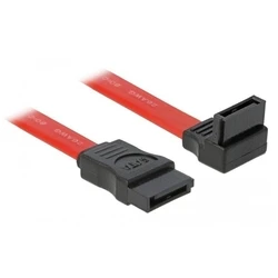 Καλώδιο Delock SATA-cable SATA -> SATA up St/St 0.22m rot