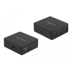 Splitter Delock S/PDIF TOSLINK 1 In 3 Out USB Stromversorg.