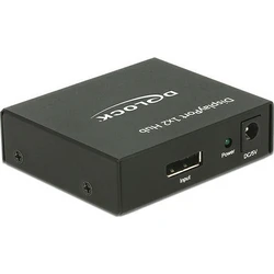 KVM & Data Switch Delock Displayport 1 Input -> 2 Output