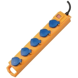 Πολύπριζο Brennenstuhl power strip Super-Solid IP44 5x 2m