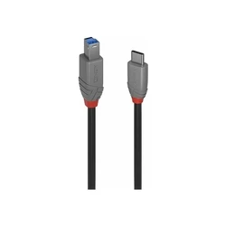Καλώδιο USB-C Lindy Anthra Line 24 pin to USB Type B - 3 m