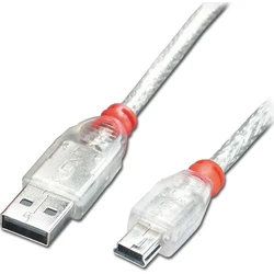 Καλώδιο USB Lindy to mini-USB Type B - 5 m