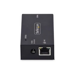 Converter StarTech Serial to Ethernet Adapter, IP LAN to RS232 DB9 - PoE - TAA Compliant