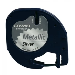 Ταινία Ετικετογράφου Dymo Schriftband 91228 Silver (S0721730)