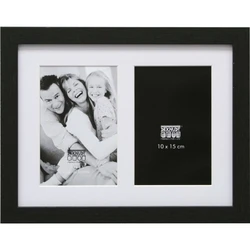 Κορνίζα γκαλερί Deknudt S66KA2 Wood black w. Passepartout 2x10x15