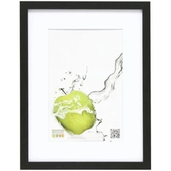 Κορνίζες τοίχου Deknudt S66KF2 P1 13x18 Ξύλινη μαύρη με Passepartout