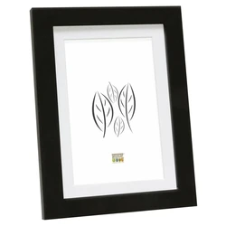 Κορνίζες τοίχου Deknudt S66KF2 P1 15x20 Wood black w. Passepartout