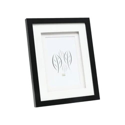 Κορνίζα Τοίχου Deknudt S65KK2 black 15x20 Wood double Passepartout