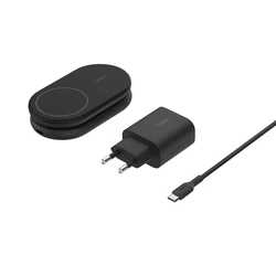 Ασύρματος Φορτιστής Belkin BOOST 15W 2in1 +output/USB-C bl.WIZ028vfBK