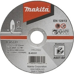 Δίσκος Κοπής Makita B-45331 cutting disk 125x1mm Alu