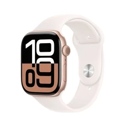 Smartwatch Apple Watch Series 10 46Mm Aluminium Rose Gold & Blush Pink Sport Strap Gps+Cellular Mwy73Ql/A