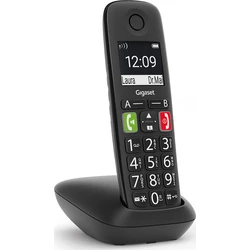 Ασύρματο Τηλέφωνο Gigaset E290 Black (S30852-H2901-D201)