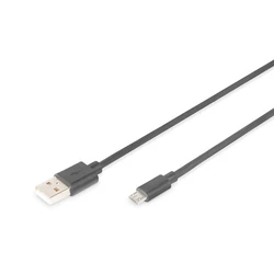 Καλώδιο USB Digitus USB 2.0 Type A-Micro B