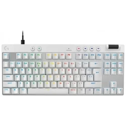 Gaming Πληκτρολόγιο Logitech G Pro X TKL Rapid White