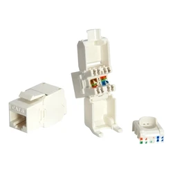 Αξεσουάρ Δικτύου Equip Keystone Jack unshielded Cat.6 LSA shielded set of 8