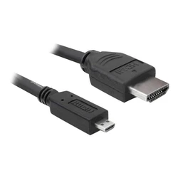 Καλώδιο HDMI Delock Ethernet A -> micro D M/M 3.00m 4K